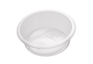 This is an APET bowl which can be used for olives, hummus, salads, nut, etc..  Not only does this bowl have a lid but it also can be sealed.